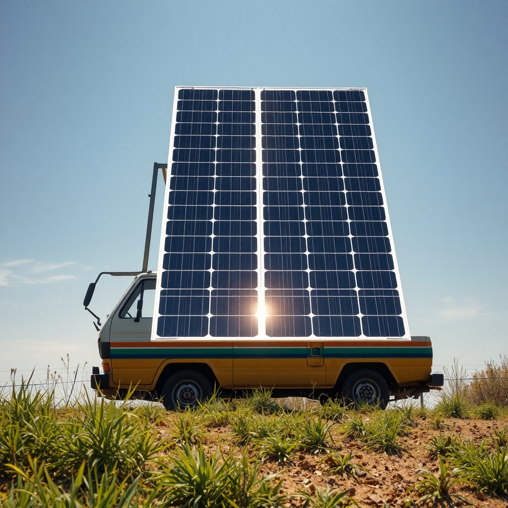 SolarPratik 200W taşınabilir panelin
